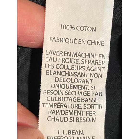 L.L.Bean Men's Blue Cotton Dress Pants With Button & Zipper Closure Size 18 - Picture 9 of 14